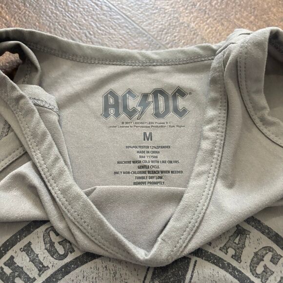 AC/DC High Neck Sleeveless Body Suit - Picture 4 of 6